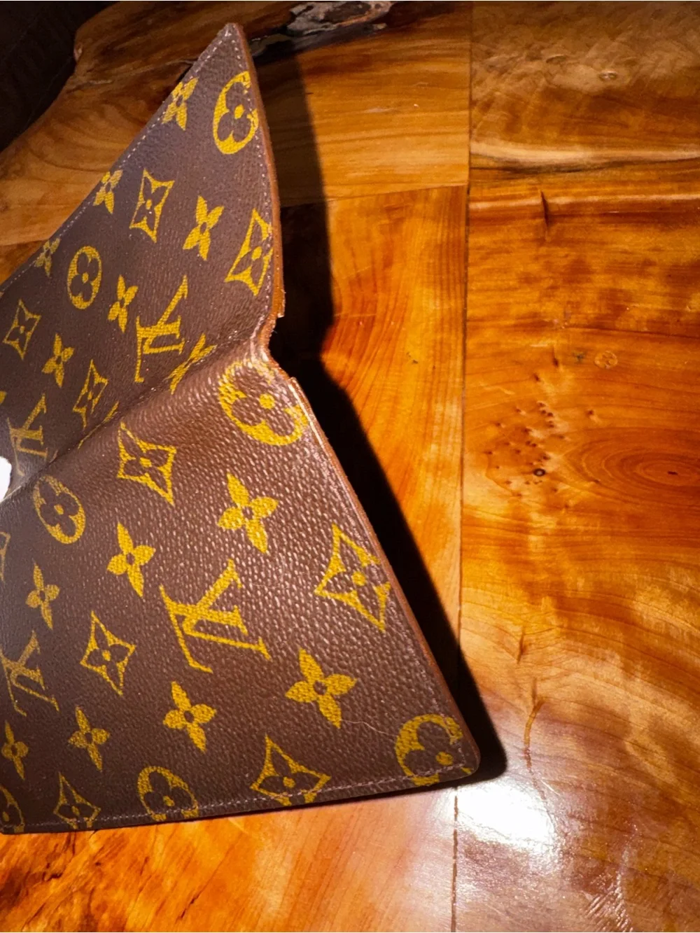 LOUIS VUITTON Monogram Porte Valeurs Checkbook Wallet